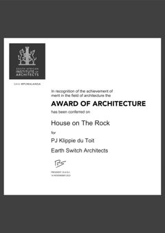 Awards | EarthSwitch Architects